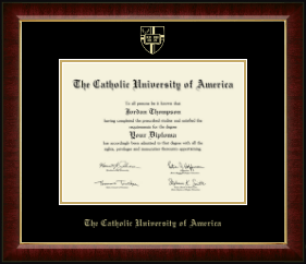 Gold Embossed Diploma Frame