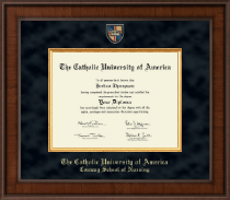 The Catholic University of America diploma frame - Presidential Masterpiece Diploma Frame in Madison