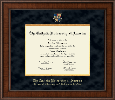 The Catholic University of America diploma frame - Presidential Masterpiece Diploma Frame in Madison
