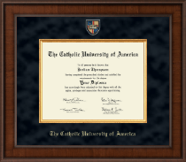 The Catholic University of America Presidential Masterpiece Diploma Frame in Madison