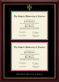 Double Diploma Frame