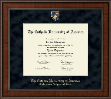 The Catholic University of America diploma frame - Presidential Masterpiece Diploma Frame in Madison