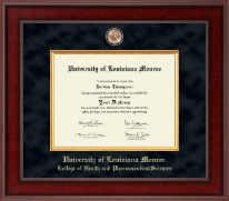 University of Louisiana Monroe Presidential Masterpiece Diploma Frame in Jefferson