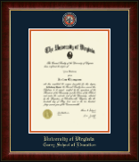 University of Virginia Masterpiece Medallion Diploma Frame in Murano