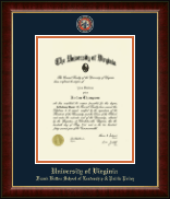 University of Virginia Masterpiece Medallion Diploma Frame in Murano