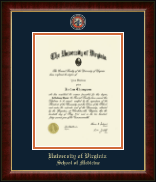 University of Virginia diploma frame - Masterpiece Medallion Diploma Frame in Murano