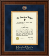 University of Virginia diploma frame - Presidential Masterpiece Diploma Frame in Madison
