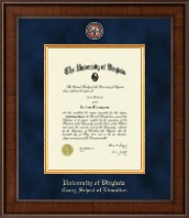 University of Virginia Presidential Masterpiece Diploma Frame in Madison