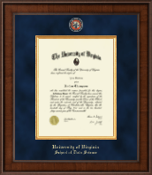 University of Virginia diploma frame - Presidential Masterpiece Diploma Frame in Madison