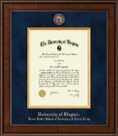 University of Virginia Presidential Masterpiece Diploma Frame in Madison