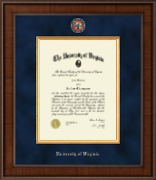 University of Virginia diploma frame - Presidential Masterpiece Diploma Frame in Madison