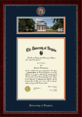 University of Virginia diploma frame - Campus Scene Diploma Frame in Sutton
