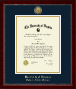 University of Virginia diploma frame - Gold Engraved Medallion Diploma Frame in Sutton