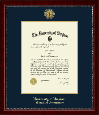 University of Virginia diploma frame - Gold Engraved Medallion Diploma Frame in Sutton