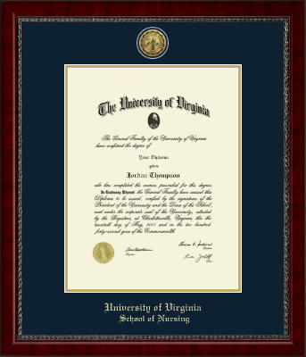 University of Virginia diploma frame - Gold Engraved Medallion Diploma Frame in Sutton