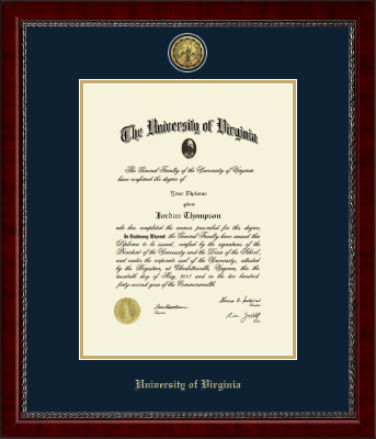 University of Virginia diploma frame - Gold Engraved Medallion Diploma Frame in Sutton