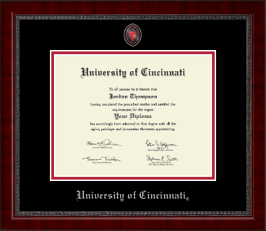 University of Cincinnati diploma frame - Masterpiece Medallion Diploma Frame in Sutton