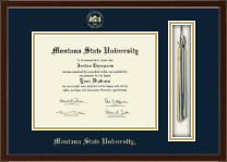 Montana State University Bozeman diploma frame - Tassel & Cord Diploma Frame in Delta