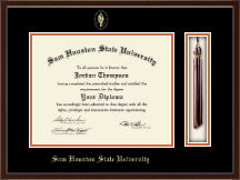 Sam Houston State University diploma frame - Tassel & Cord Diploma Frame in Delta