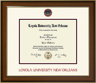 Loyola University New Orleans diploma frame - Dimensions Diploma Frame in Westwood