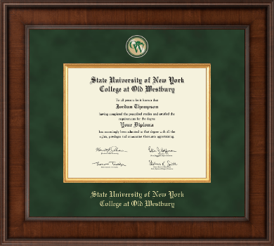 SUNY The College of Old Westbury diploma frame - Presidential Masterpiece Diploma Frame in Madison