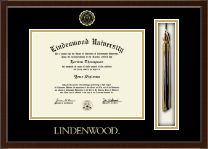 Lindenwood University Tassel Edition Diploma Frame in Delta
