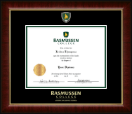 Rasmussen College Masterpiece Medallion Diploma Frame in Murano