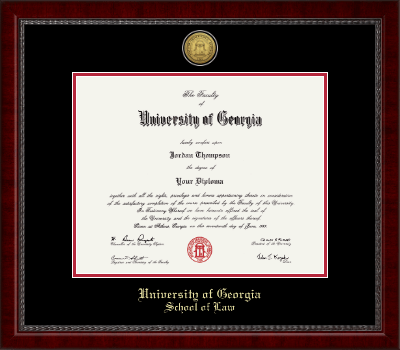University of Georgia diploma frame - Gold Engraved Medallion Diploma Frame in Sutton