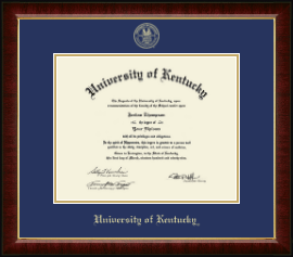 PhD- Gold Embossed Diploma Frame