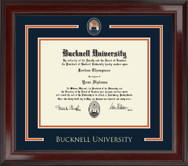Bucknell University diploma frame - Showcase Edition Diploma Frame in Encore