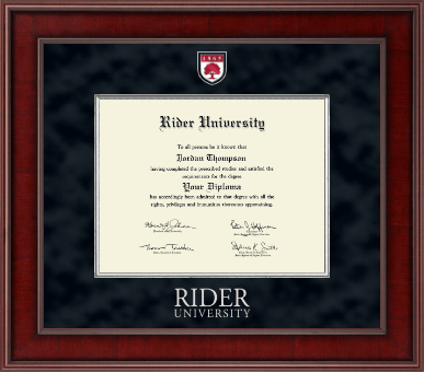 Rider University diploma frame - Presidential Masterpiece Diploma Frame in Jefferson