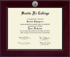 Santa Fe College diploma frame - Century Silver Engraved Diploma Frame in Cordova