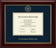 Cornerstone University diploma frame - Gold Embossed Diploma Frame in Gallery