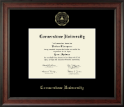 Cornerstone University diploma frame - Gold Embossed Diploma Frame in Studio