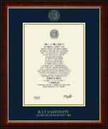 Rice University diploma frame - Gold Embossed Diploma Frame in Murano