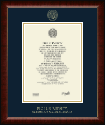 Rice University diploma frame - Gold Embossed Diploma Frame in Murano
