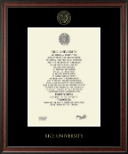 Rice University diploma frame - Gold Embossed Diploma Frame in Studio