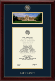 Campus Scene Diploma Frame