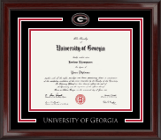 University of Georgia diploma frame  - Spirit Medallion Diploma Frame in Encore