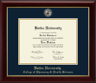 Butler University Masterpiece Medallion Diploma Frame in Gallery