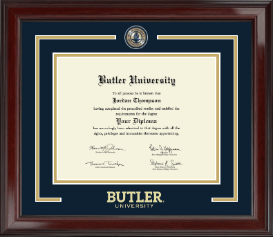 Butler University diploma frame - Showcase Edition Diploma Frame in Encore