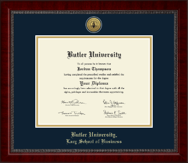 Butler University diploma frame - Gold Engraved Medallion Diploma Frame in Sutton