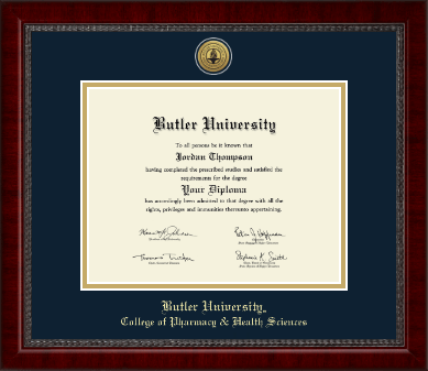 Butler University diploma frame - Gold Engraved Medallion Diploma Frame in Sutton