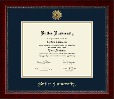 Butler University diploma frame - Gold Engraved Medallion Diploma Frame in Sutton
