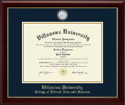 Villanova University diploma frame - Masterpiece Medallion Diploma Frame in Gallery