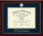 Villanova University diploma frame - Masterpiece Medallion Diploma Frame in Gallery