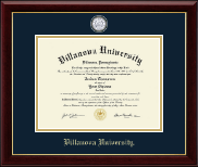 Villanova University diploma frame - Masterpiece Medallion Diploma Frame in Gallery