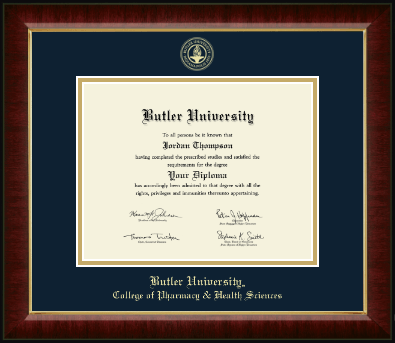Butler University diploma frame - Gold Embossed Diploma Frame in Murano