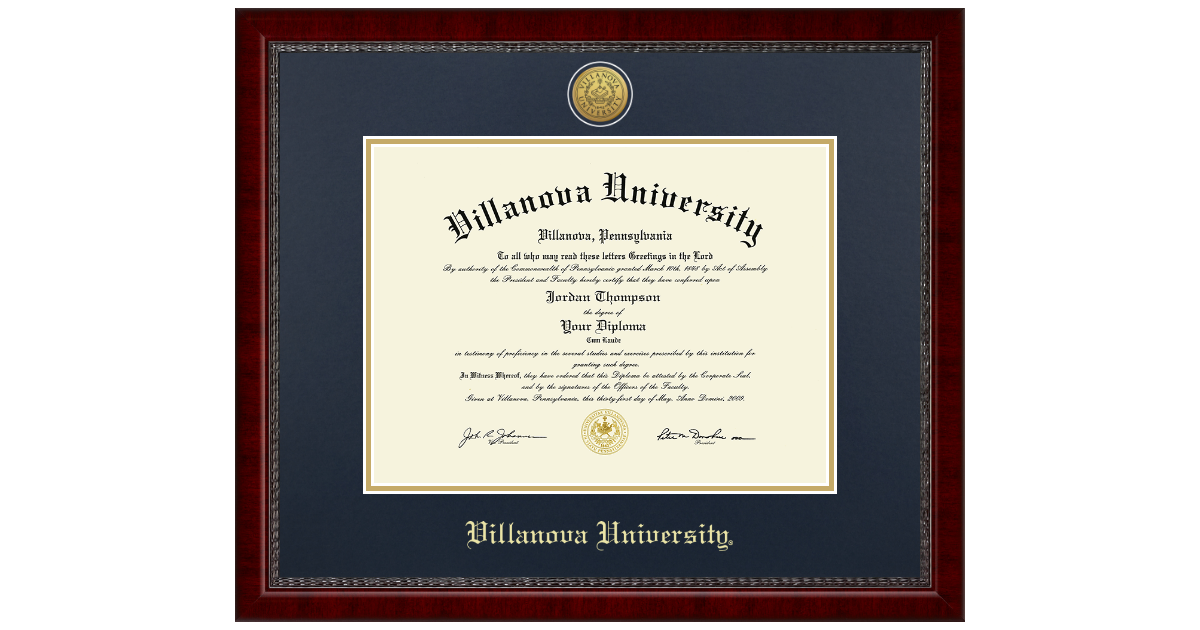 College Photo Frame R And R Imports Villanova Wildcats Wooden Photo ...