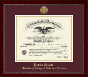 Boston College Gold Engraved Medallion Diploma Frame in Sutton